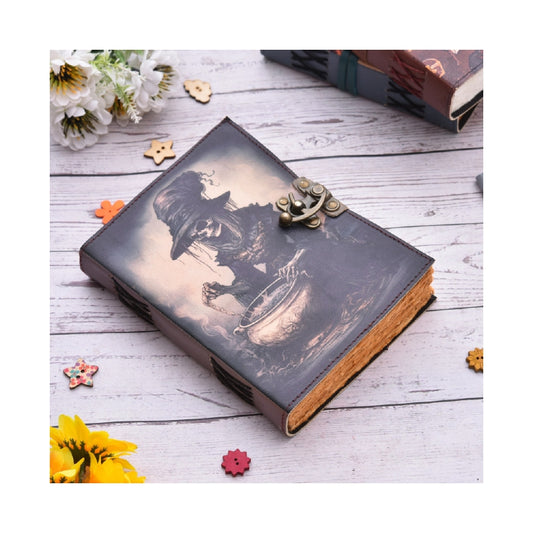 The Witchcraft Aesthetic: Vintage Cauldron Crone Spellbook